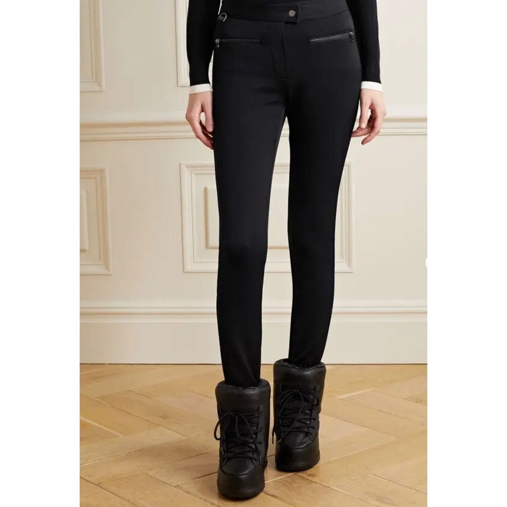 Erin Snow Women's Black Jes Snow Stirrup Ski Race Stretch Pant USSz 6 New! $580
